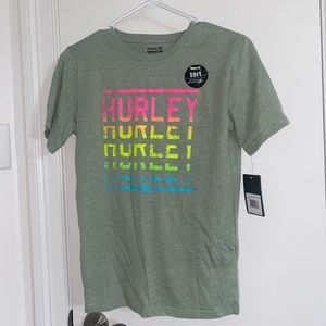 Hurley Boys Classic Green Graphic T-Shirt